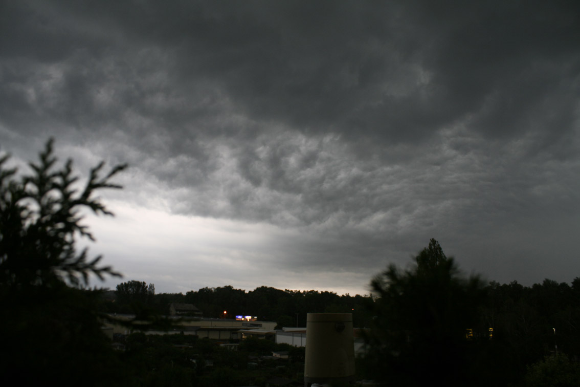 Aufzug einer Unwetterfront